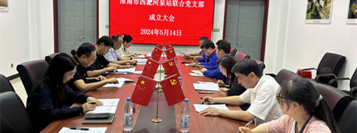 ?抓黨建，促發(fā)展！淮南市水利局與中水三立成立聯(lián)合黨支部